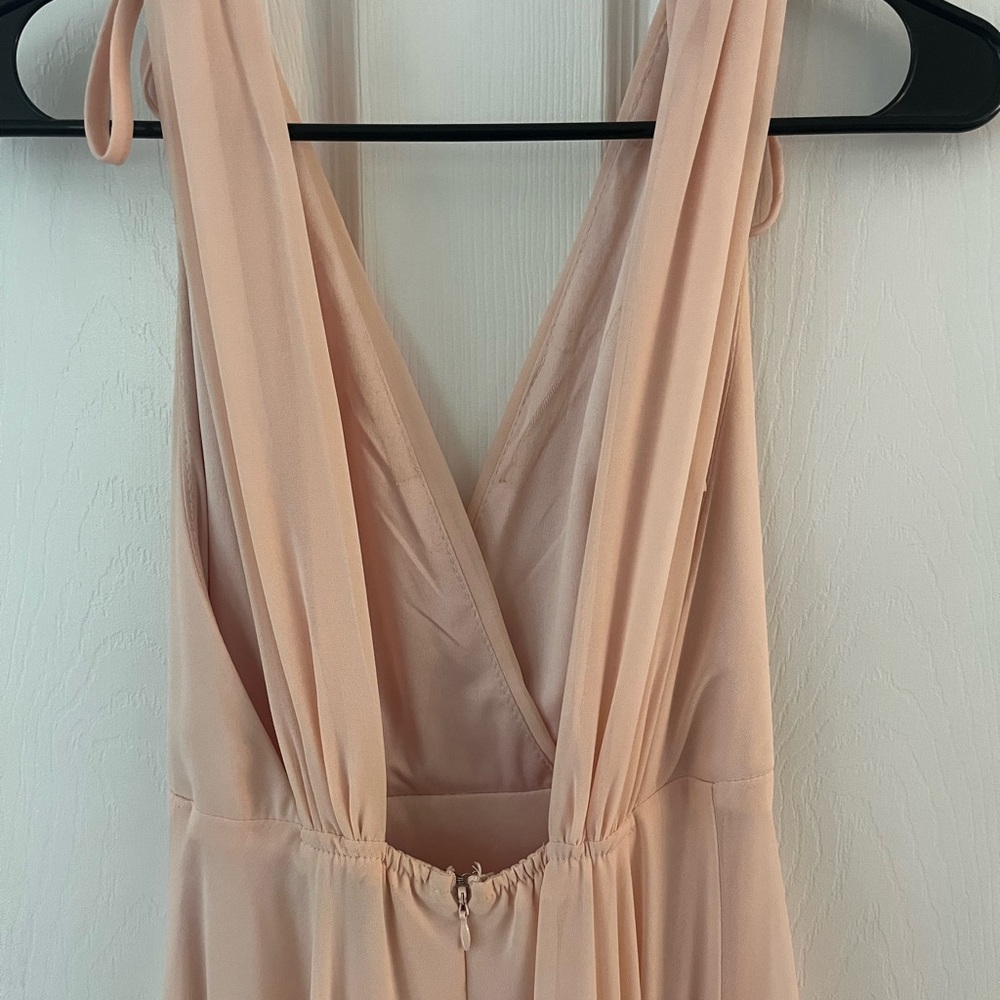 Lulu's Blush Pink Maxi Dress - Picture 4 of 7